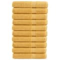 Pikkukuva 1 / 7: Premium Pyyhkeet SOLUND 10 kpl kulta 80x200 cm 600 gsm