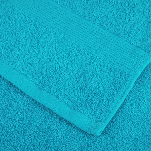 Premium badhanddukar 4 st turkos 70x140 cm 600 gsm 100% bomull