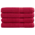 Pikkukuva 1 / 7: Premium Pyyhkeet SOLUND 4 kpl Punainen 80x200 cm 600 gsm