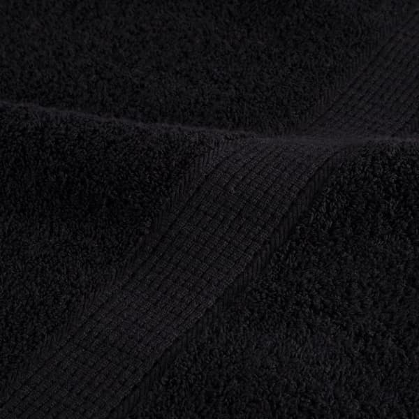 Premium gästhanddukar SOLUND 10 st svart 30x30 cm 600 gsm