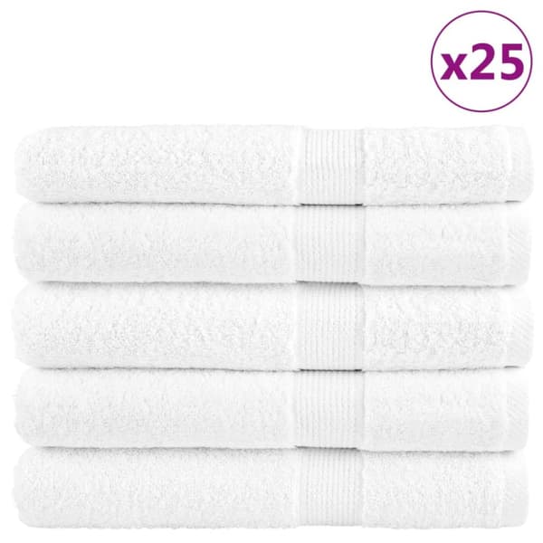 saunahåndklæder SOLUND 25 stk. Premium 80x200 cm 600 g/m2 hvid