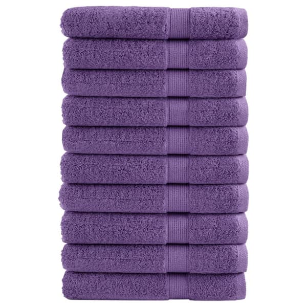 saunahåndklæder SOLUND 10 stk. Premium 80x200 cm 600 g/m2 lilla