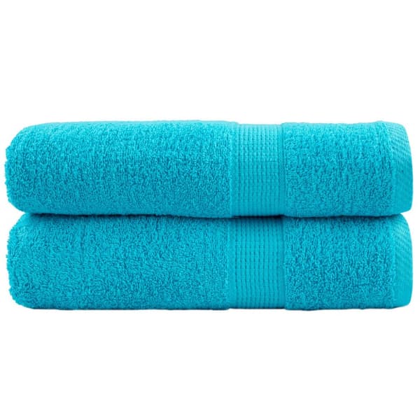 Premium Pyyhkeet SOLUND 2 kpl vihreä 100x150 cm 600 gsm