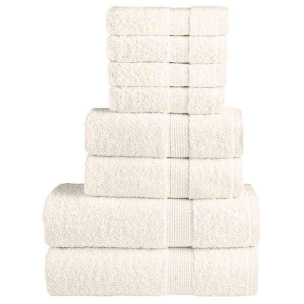 håndklæder 8 stk. Premium SOLUND 600 g/m2 creme