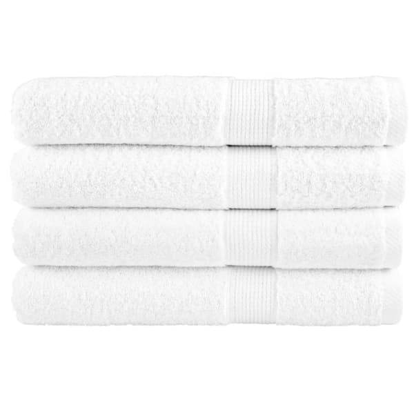 håndklæder SOLUND 4 stk. Premium 100x200 cm 600 g/m2 hvid
