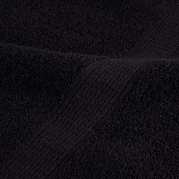 håndklæder SOLUND 4 stk. Premium 100x200 cm 600 g/m2 sort