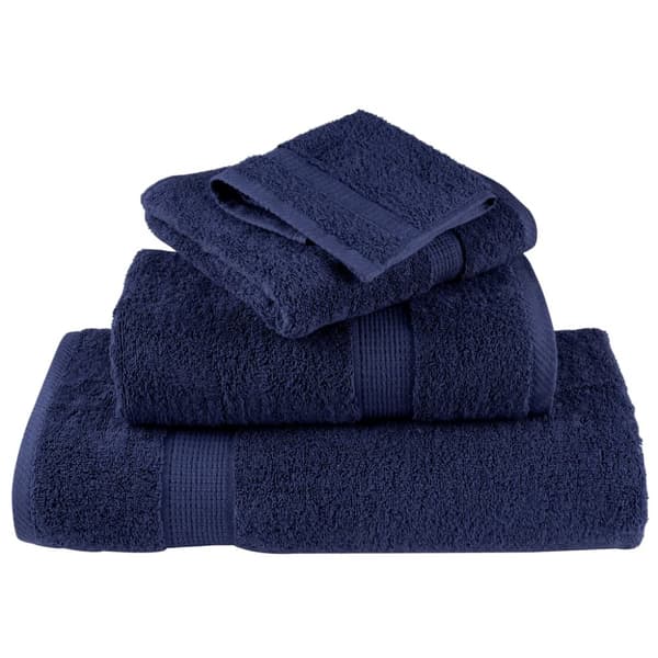 håndklæder 8 stk. Premium SOLUND 600 g/m2 marineblå