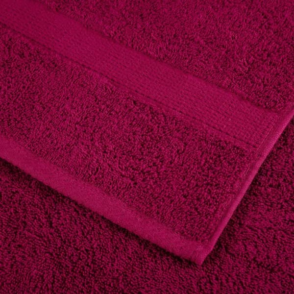 Premium gästhanddukar SOLUND 2 st vinröd 30x50cm 600gsm