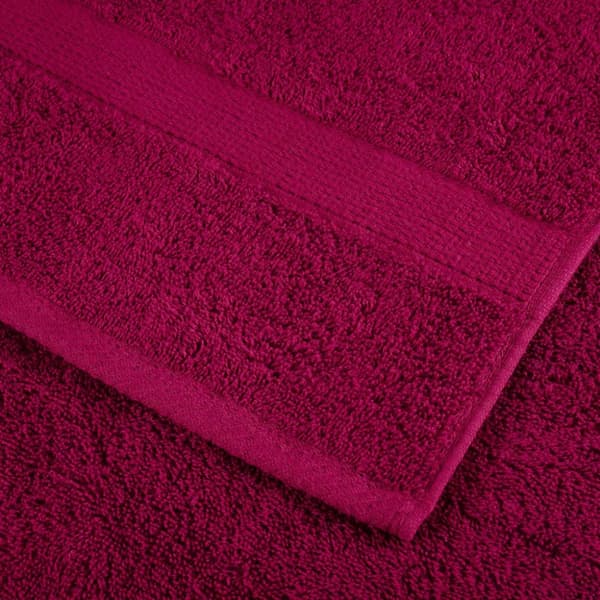 Premium gästhanddukar SOLUND 4 st vinröd 30x30cm 600gsm