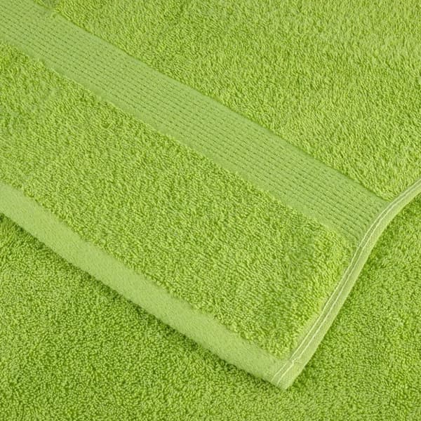 Premium badhanddukar 2 st äppelgrön 70x140cm 600gsm 100% bomull
