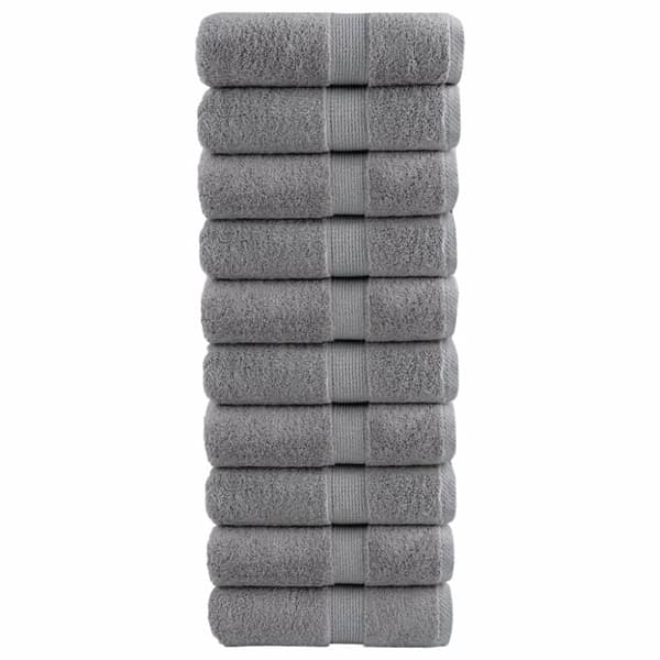 SOLUND premium-pyyhkeet, 10 kpl, harmaa, 30x50 cm