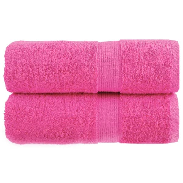 gæstehåndklæder SOLUND 2 stk. Premium 30x50 cm 600 g/m2 pink