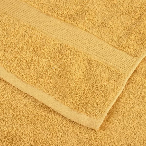 håndklæder SOLUND 4 stk. Premium 30x30 cm 600 g/m2 gylden