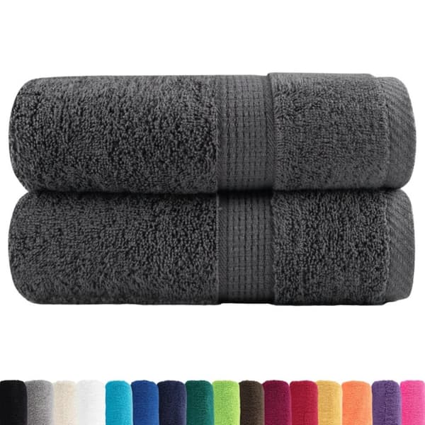 SOLUND premium-pyyhkeet, 2 kpl, antrasiitti, 30x50 cm