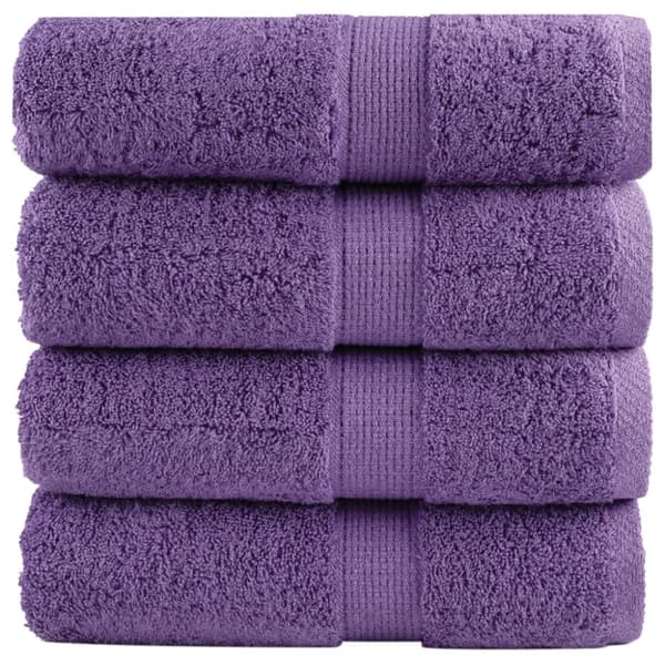 SOLUND premium-pyyhkeet, 4 kpl, violetti, 30x50 cm