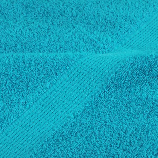 Premium handdukar 4 st turkos 50x100 cm 600 gsm 100% bomull