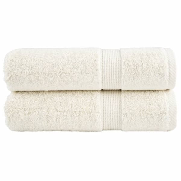 håndklæder SOLUND 2 stk. Premium 50x100 cm 600 g/m2 cremefarvet