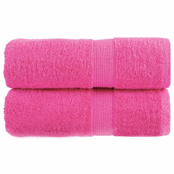 håndklæder SOLUND 2 stk. Premium 30x30 cm 600 g/m2 pink
