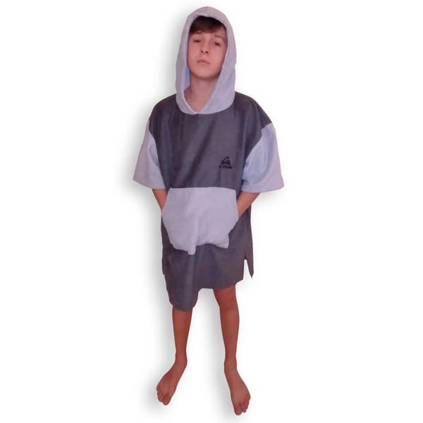 Kynay Microfiber Youth Poncho Harmaa