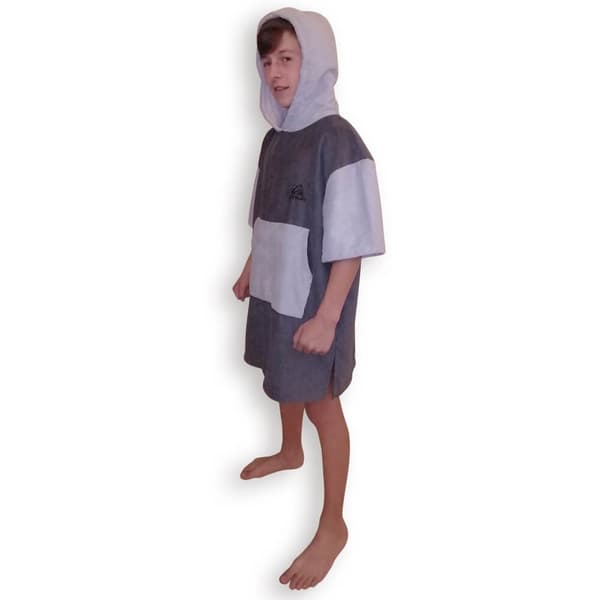 Kynay Microfiber Youth Poncho Harmaa