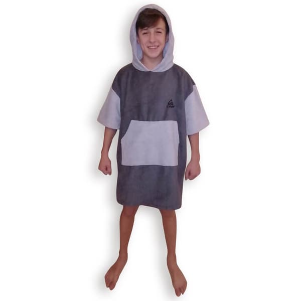 Kynay Microfiber Youth Poncho Harmaa