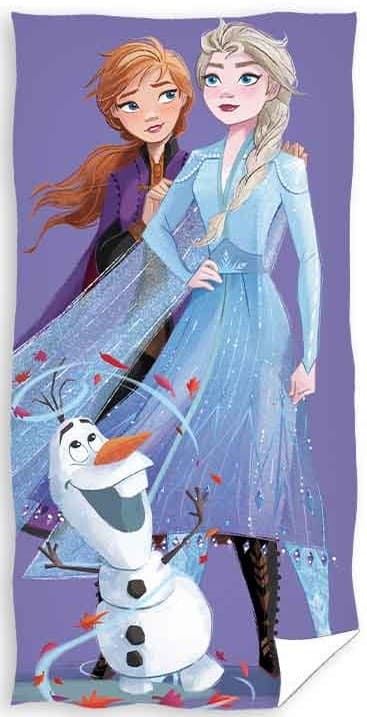 Disney Frozen Elsa och Anna badhandduk - 100 procent bomull