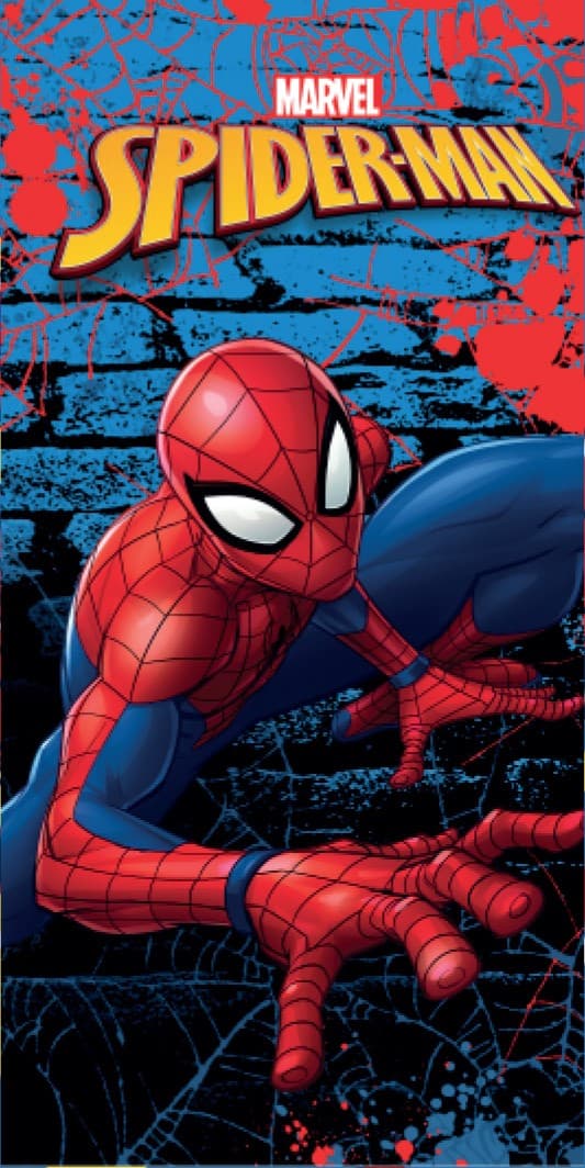 Marvel Spiderman Badhandduk - 100 procent bomull