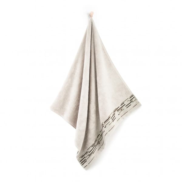 Grafiikkapyyhe 70x140 beige