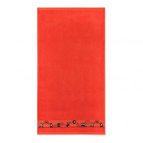 Oczaki handduk 50x70 röd