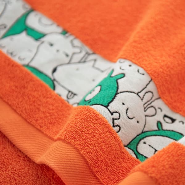 Slames håndklæde 70x130 orange