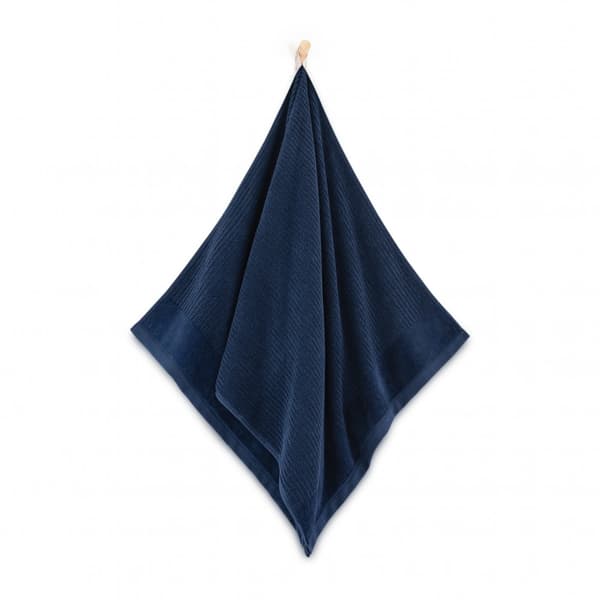 Enkel handduk 70x140 blå