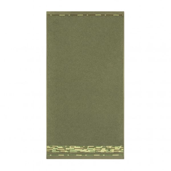 Grafik håndklæde 70x140 grøn
