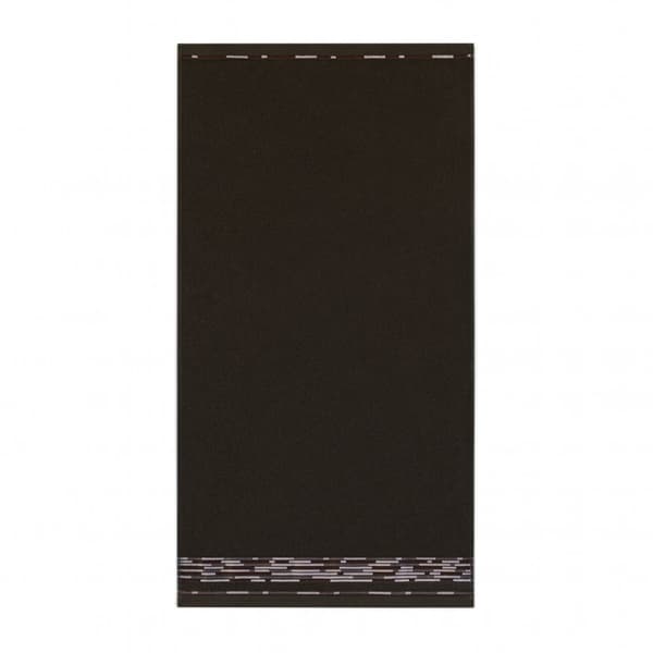 Grafik håndklæde 50x90 brun