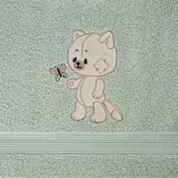 BABY66 BØRNEHÅNDKLÆDE 100 X 100 CM MINT