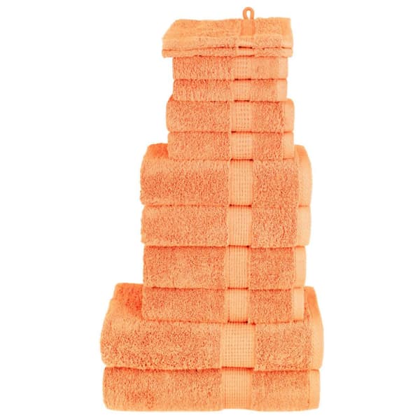 Premium handdukar 12 st SOLUND orange 600 gsm