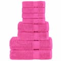 Miniatyrbild 1 av 2: Premium handdukar 8 st SOLUND rosa 600 gsm