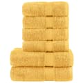 Miniatyrbild 1 av 2: Premium handdukar 6 st SOLUND guld 600 gsm