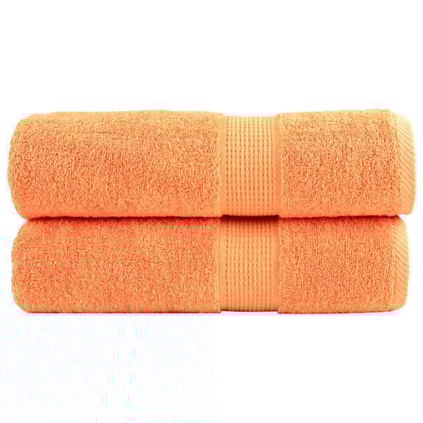 Premium badhanddukar SOLUND 2 st orange 70x140 cm 600 gsm