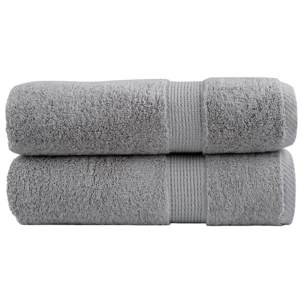 Premium handdukar SOLUND 2st grå 50x100cm 600gsm