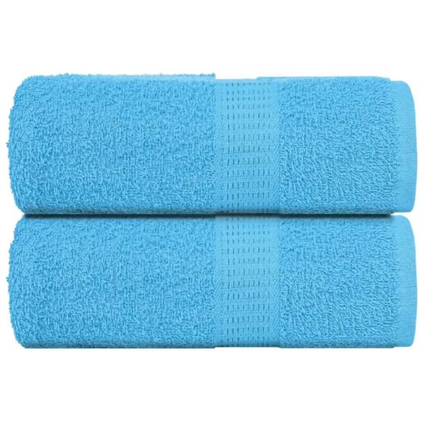 Tvålhanddukar 2 st turkos 30x30 cm 360 gsm 100% bomull