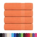 Miniatyrbild 2 av 2: Badlakan 4 st orange 100x150 cm 360 gsm 100% bomull