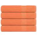 Miniatyrbild 1 av 2: Bastuhanddukar 4 st orange 80x200 cm 360 gsm 100% bomull