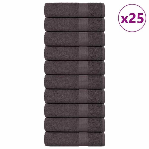 Duschhanddukar 50 st antracit 70x140 cm 360 gsm 100% bomull