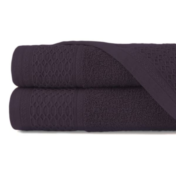 Handduk D Bomull 100 % Solano Aubergine (P) 30x50+50x90+70x140 set