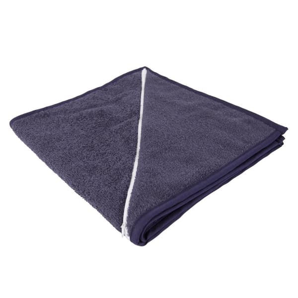 Sporthandduk med ficka 30x110 marinblå