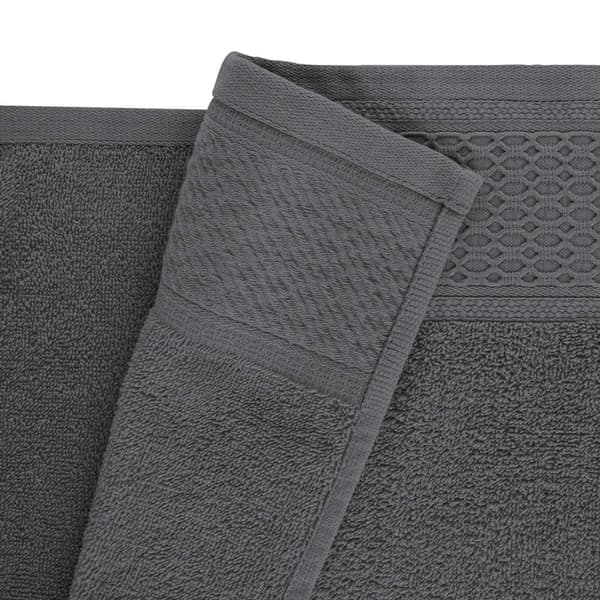 Håndklæde D Bomuld 100% Solano Beige + Mørk Ask (P) 2x50x90+2x70x140 sæt
