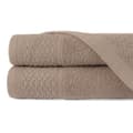 Miniatyrbillede 2 af 9: Håndklæde D Bomuld 100% Solano Beige + Mørk Ask (P) 2x50x90+2x70x140 sæt