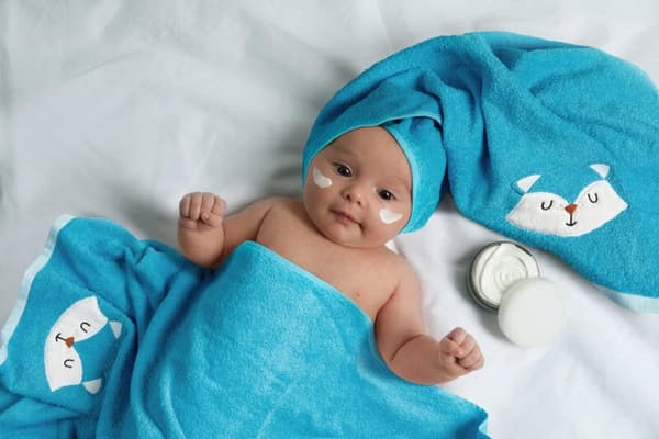 vauvanpyyhe BABY70 100 X 100 CM SININEN