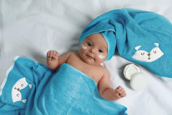 vauvanpyyhe BABY70 100 X 100 CM SININEN