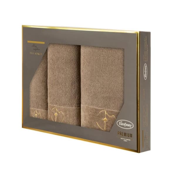 GAJA HÅNDKLÆDE SÆT 46 X 36 X 7 CM BEIGE